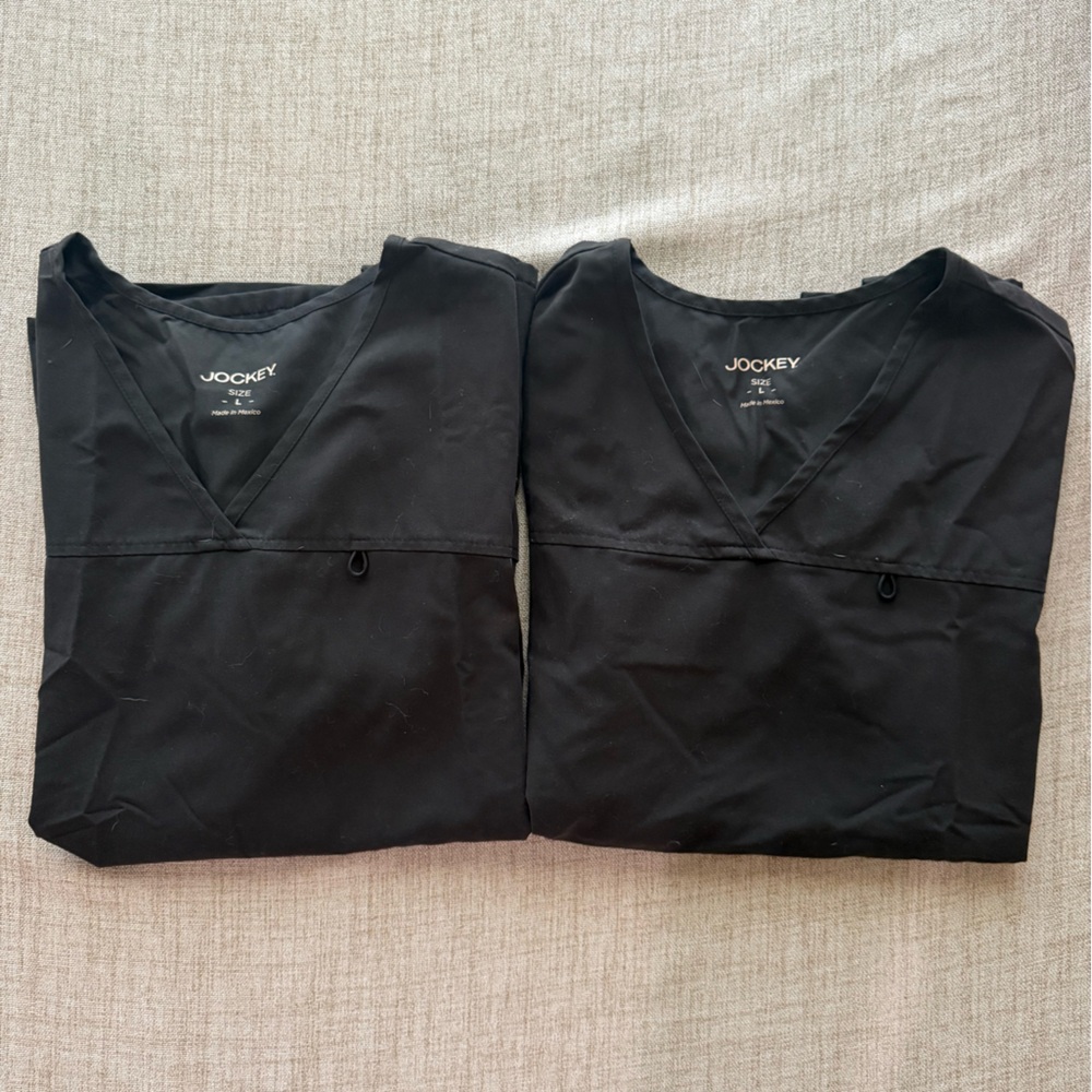 Jockey Black V-Neck Top